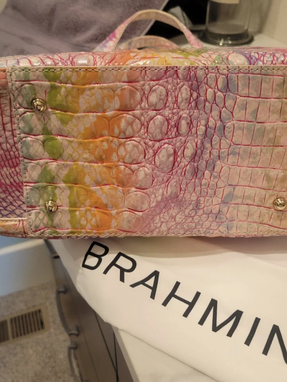 NWT Brahmin Bag and Matching Card Wallet - Carla Optimism Melbourne